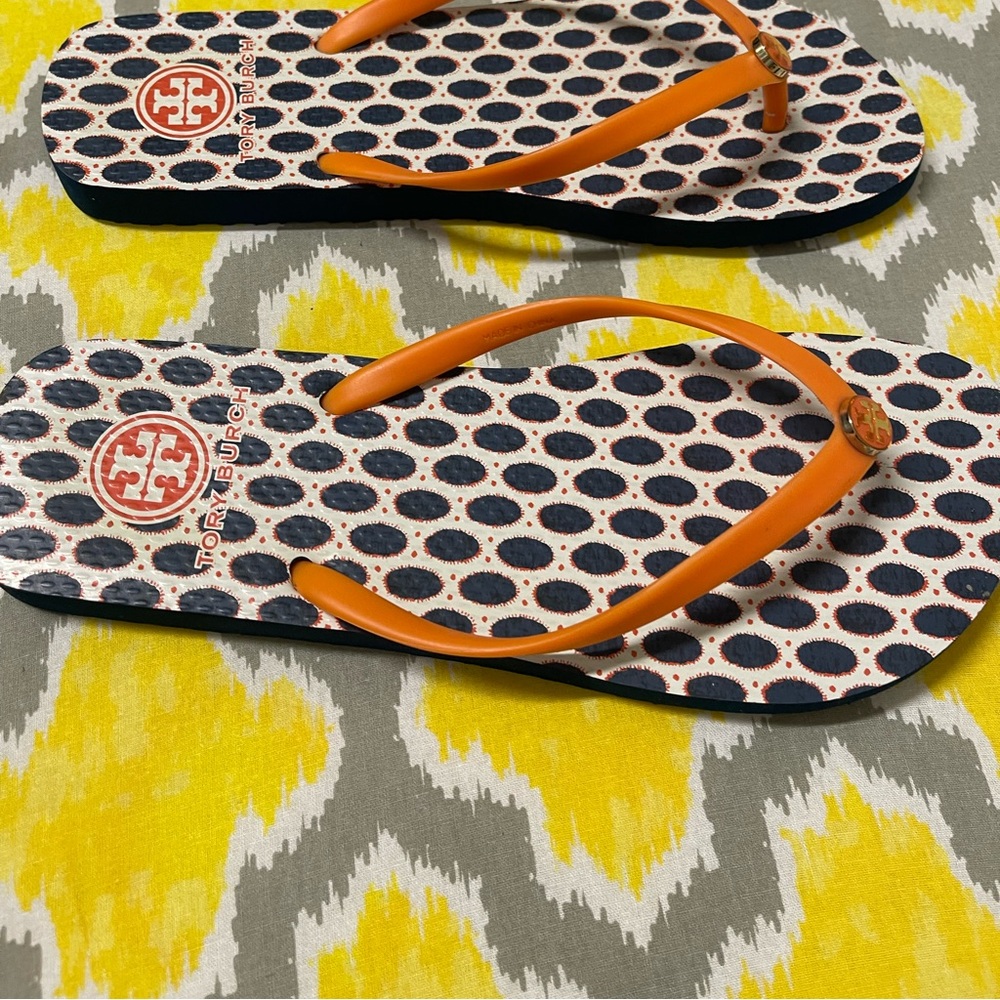 Tory Burch Flip Flops Size 8
